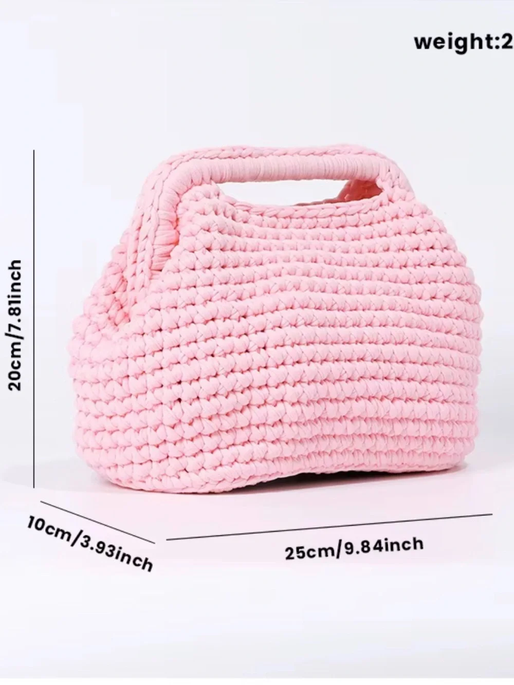 Handmade Gold  crochet/Woven Handbag for Women - Stylish Evening Clutch